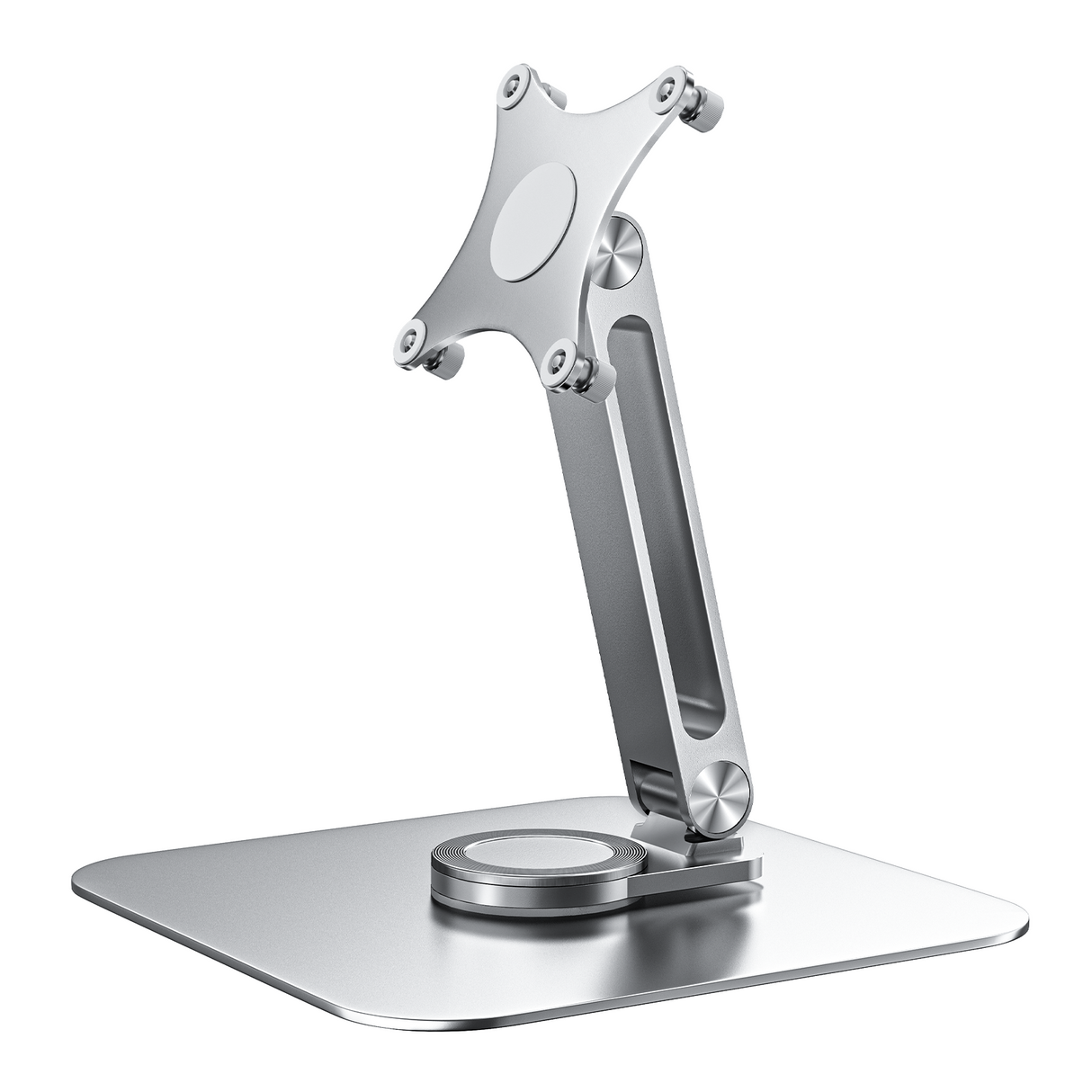 Howens 360 Rotation Aluminum Alloy Stand for Protable Monitor VESA 75*75MM Come with 4 M4 Screws(won't fall), Table Bracket Adjustable, Bases Strong Load Capacity, Super Stable