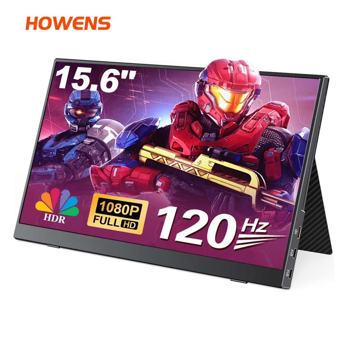 15.6" Monitor 1080P 120HZ FHD IPS HDMI Type-C for Xbox Switch PS4/5 phone