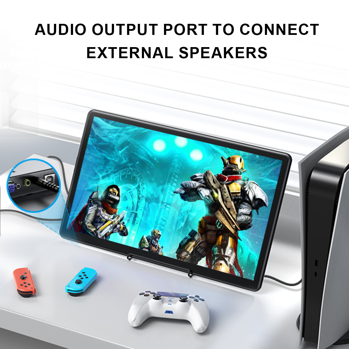 Howens 15.6" Monitor Industrial Touchscreen 1920x1080 Laptop Display HDMI 75x75mm VESA VGA BNC AV USB PC Extra Second Screen