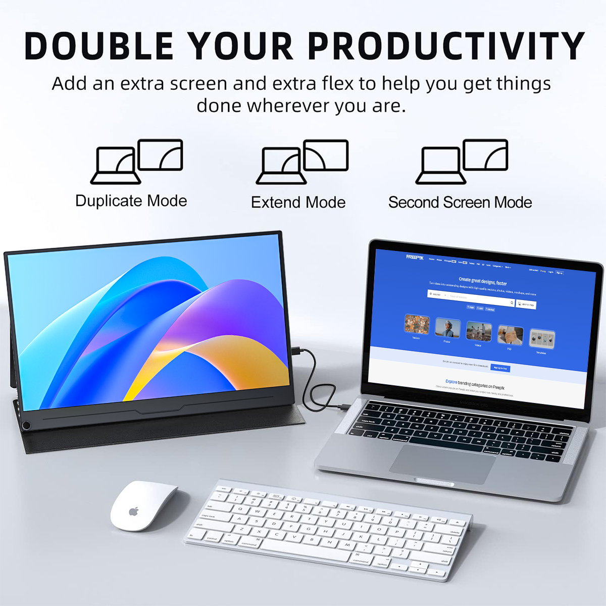 15.6‘’ 4K Ultra Clearscreen HD Gaming Monitor Portable Screen USB-C HDMI Compatible External for Xbox Switch Laptop