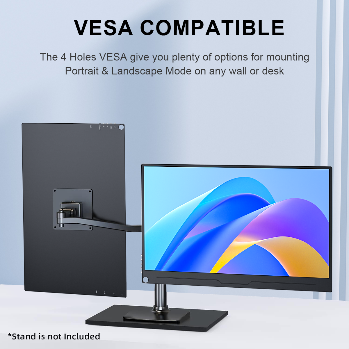 15.6‘’ 4K Ultra Clearscreen HD Gaming Monitor Portable Screen USB-C HDMI Compatible External for Xbox Switch Laptop