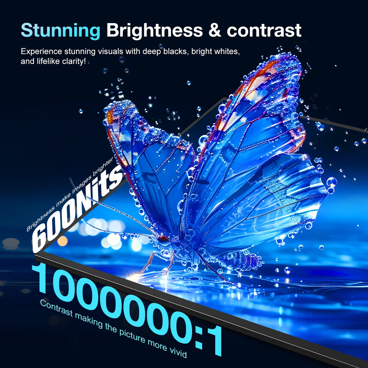 15.6 inch 3.5K OLED portable screen, resolution 3456X2160, supports VESA, compatible with mobile phones/Switch/PS5/Xbox/laptops