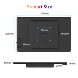 13.3‘’ Touch Panel Portable LCD 1920 x1080 IPS Monitor Display Touchscreen With Speaker HDMI/Type-C Input for Laptop