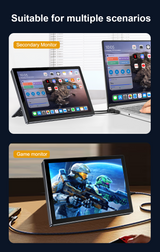 Howens 8 inch Touch Monitor Display 1280x800 HDMI USB Built in Speaker and Fan 60Hz for Phone Laptop