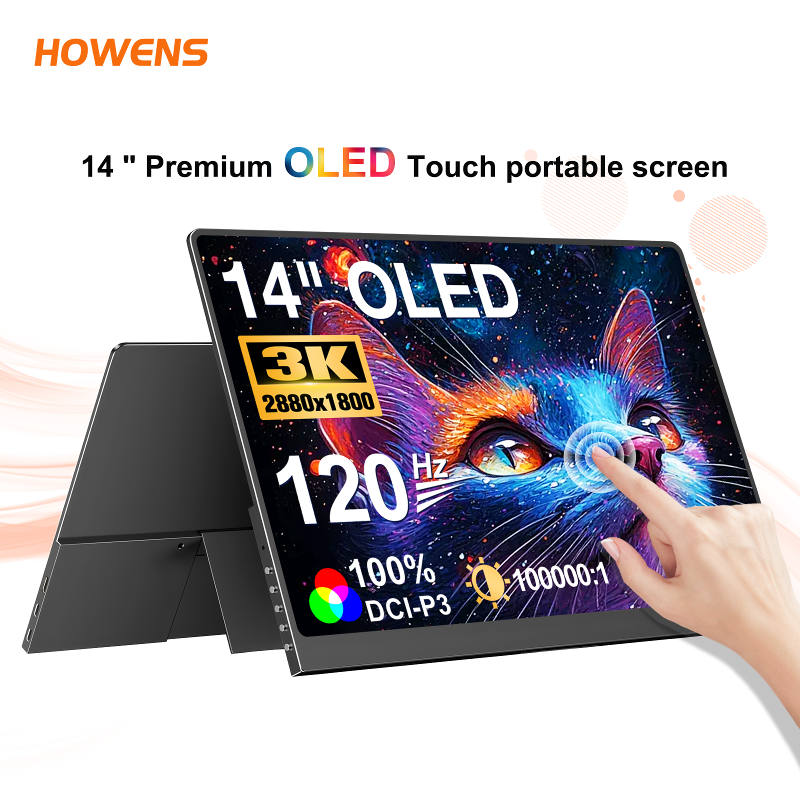14 inch Portable Monitor OLED 3K 120Hz 2880*1800 – SpecialMonitor