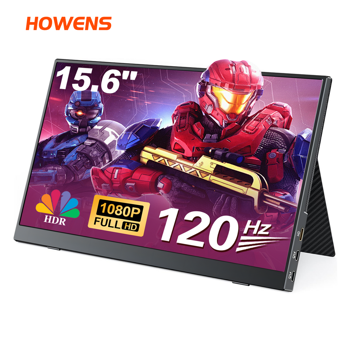 15.6" Monitor 1080P  120HZ FHD IPS HDMI Type-C for Xbox Switch PS4/5  phone