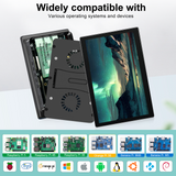 7‘’ Raspberry Pi Series Display 1920x1080P HDMI Interface for Embedded Projects and Mobile Devices, Adapted for Pi 5 4 3