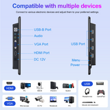 13.3‘’ Touch Panel Portable LCD 1920 x1080 IPS Monitor Display Touchscreen With Speaker HDMI/Type-C Input for Laptop