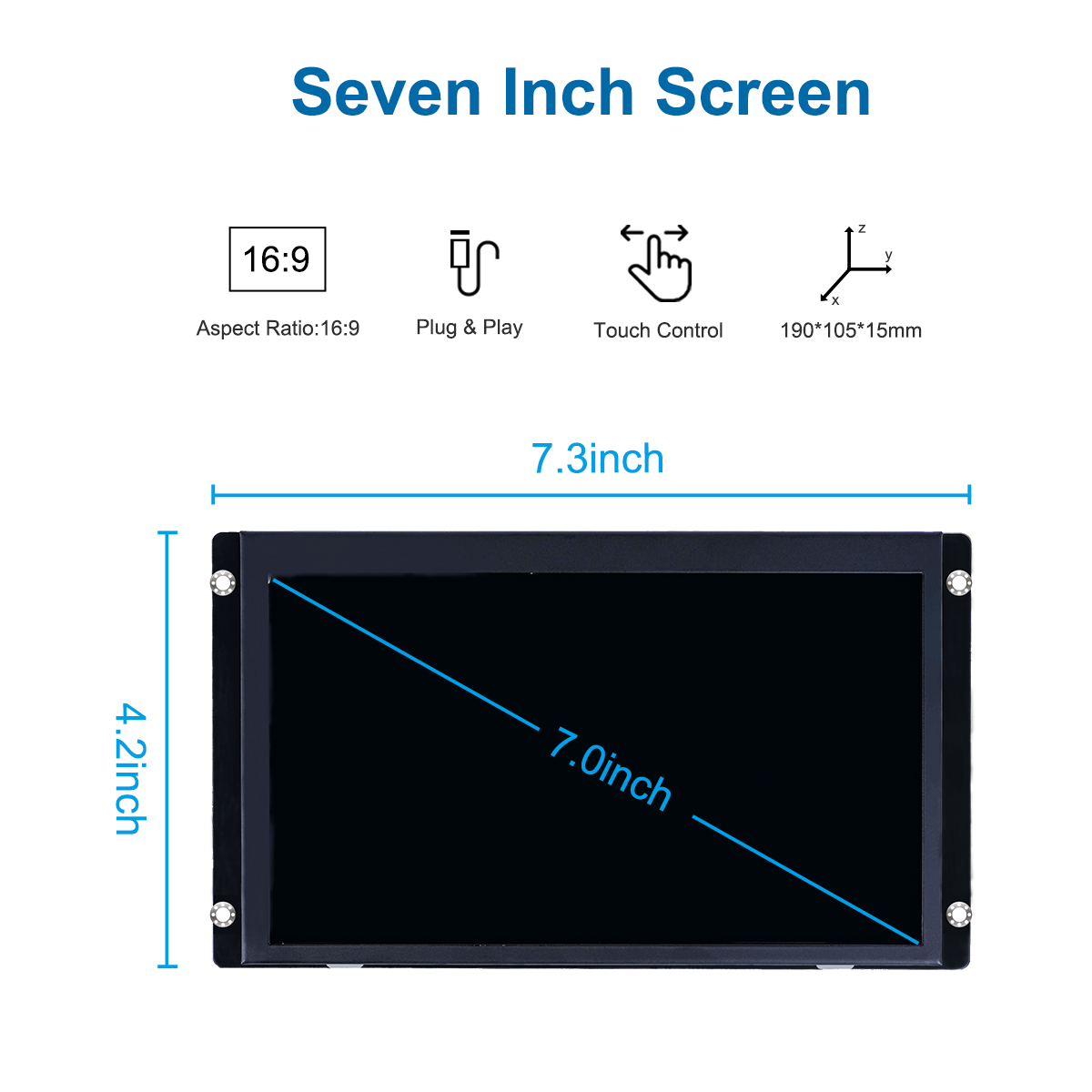 7‘’ Android Computer/Touchscreen/Open Multi-function Industrial Computer/Intelligent Interactive Panel for Equipment Control