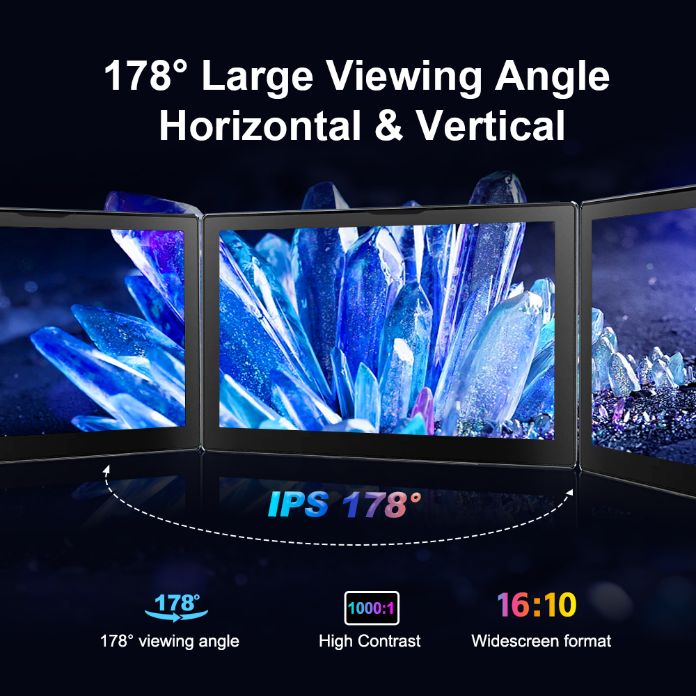 Android Monitor 8 Inch Howens 8 inch Touch Monitor Display 1280x800 HDMI USB Built in Speaker ...