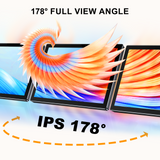 Howens 10.1 inch 1920*1200 Portable Monitor Touch Screen with 72% NTSC 60Hz 5-Point Touchscreen Dual Speakers for Laptop Car Display