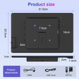 13.3‘’ Touch Panel Portable LCD 1920 x1080 IPS Monitor Display Touchscreen With Speaker HDMI/Type-C Input for Laptop