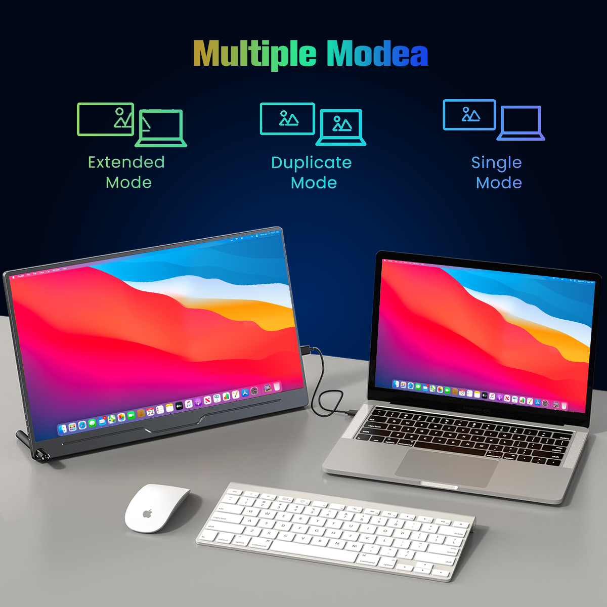 Howens 15.6" 4K 3640*2160 Gaming Portable Monitor USB-C HDMI External Screen Second Display for Xbox Switch PS5 4 Laptop Live Streaming, Programming, Coding, Image Editing