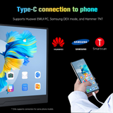 Monitor portátil para juegos Howens de 15,6" 4K 3640*2160, USB-C, HDMI, pantalla externa, segunda pantalla para Xbox Switch, PS5, 4 portátiles, transmisión en vivo, programación, codificación y edición de imágenes. 