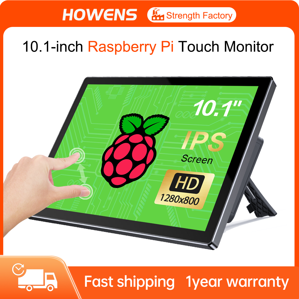 Wireless Display Raspberry Pi Howens 10.1