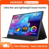 Portable Monitor 15.6‘’ 1080P Display with Magnetic Leather Case HDMI Type-C VESA for Laptop PC iPhone Huawei Screen