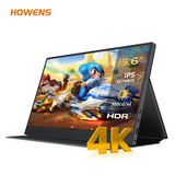 15.6‘’ 4K Ultra Clearscreen HD Gaming Monitor Portable Screen USB-C HDMI Compatible External for Xbox Switch Laptop