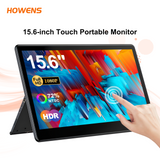 Howens 15.6" Touchscreen Portable Monitor 1920x1080 Screen with Drive Free USB-C HDMI External Display or Second Monitor for Laptop PC Mac Phone Xbox Switch PS