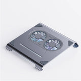 Howens Aluminum Alloy Dual Fan Laptop Cooling Stand with Foldable Design & Type-C Port
