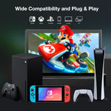 Howens 10.1 inch 1920x1200 portable Monitor, Support Typc-c/HDMI，Leather Case VESA 75*75mm, for Mobile Phone Laptops PC Car Computer