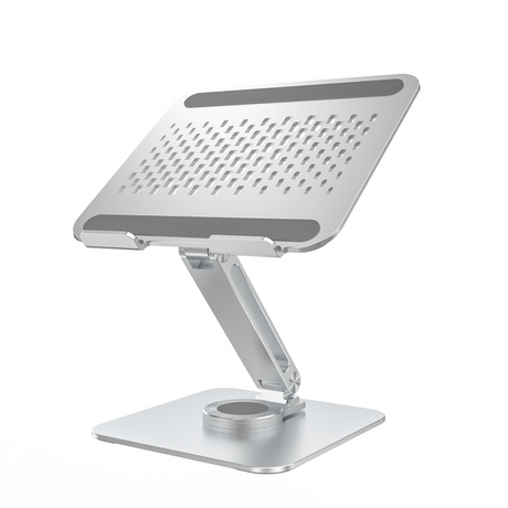 Howens 360° Rotation Laptop Tablet Stand, Aluminum Alloy Adjustable Portable Monitor Stand for Laptop Switch iPad/Pad, 4.7-12.9 inches Bracket Support Foldable Holder