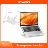 Howens Transparent Multi-functional Reading Stand & Tablet Laptop Notebook Holder Perfect for Reading, Writing, Drawing, Working