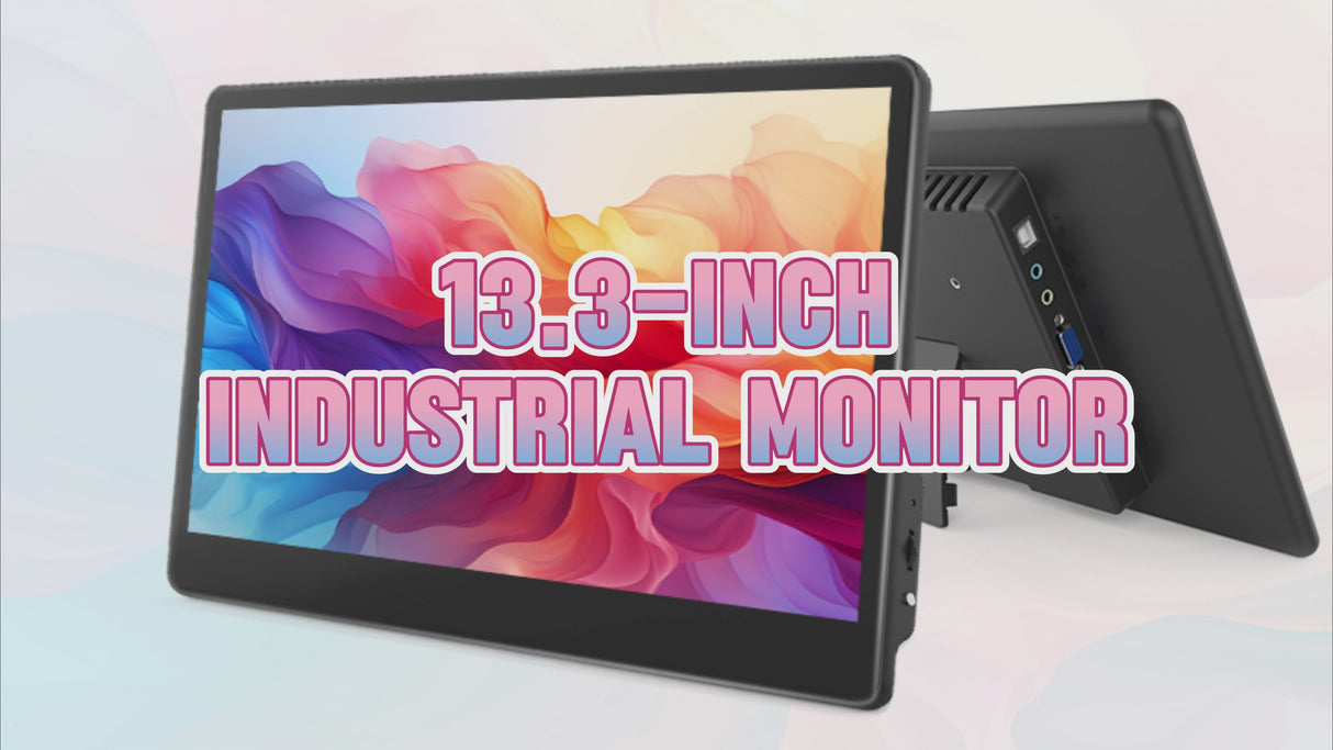 13.3‘’ Touch Panel Portable LCD 1920 x1080 IPS Monitor Display Touchscreen With Speaker HDMI/Type-C Input for Laptop